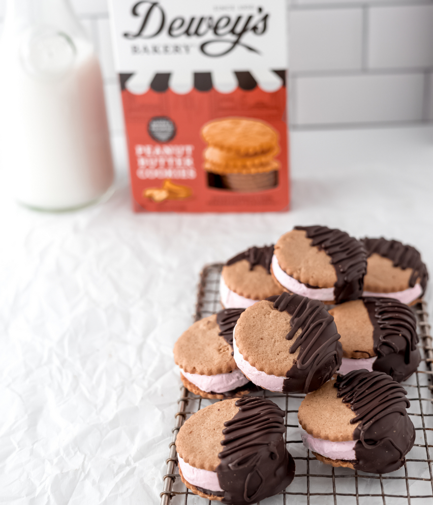 Peanut Butter and Jelly Cookie Sandwiches