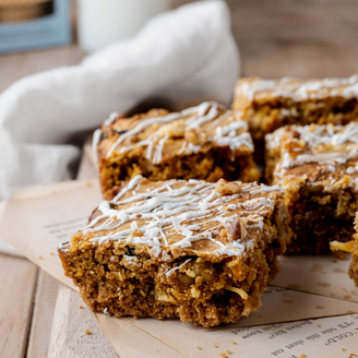 Coconut Carrot Cake Blondies