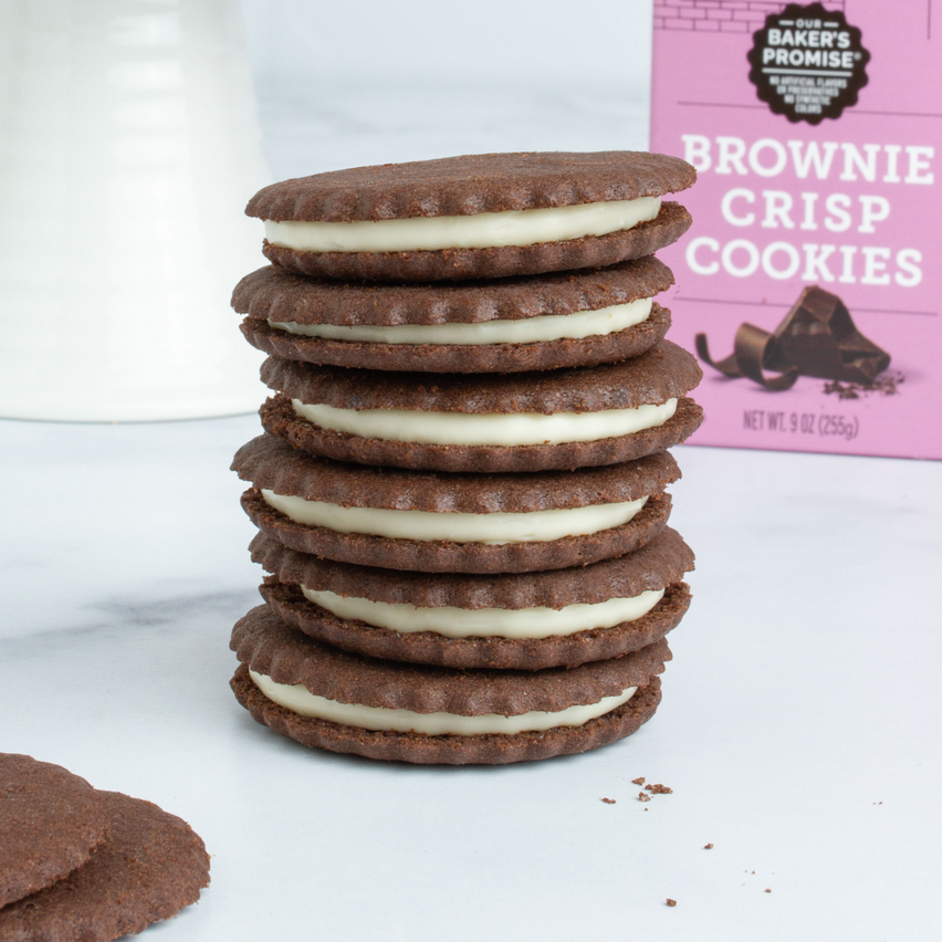 Better-for-you Cookies & Cream Sandwiches