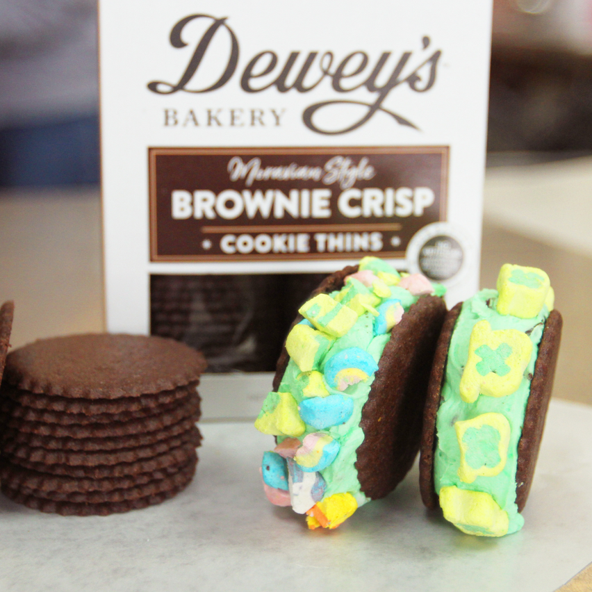 St. Patricks Day Ice Cream Sandwiches