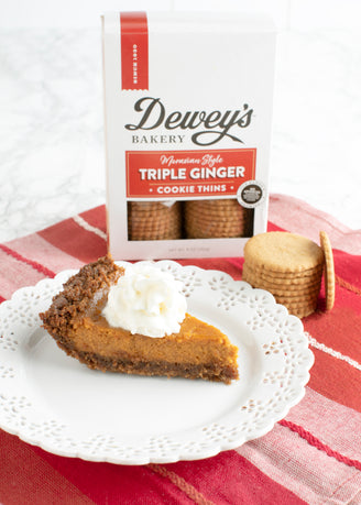 Triple Ginger Pumpkin Pie