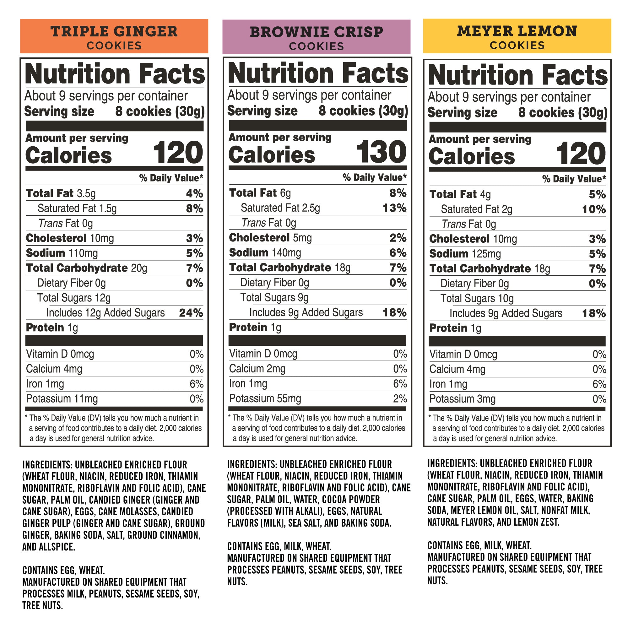 Ultimate Cookie Variety 6-Pack, 3.4 lbs (54 oz)