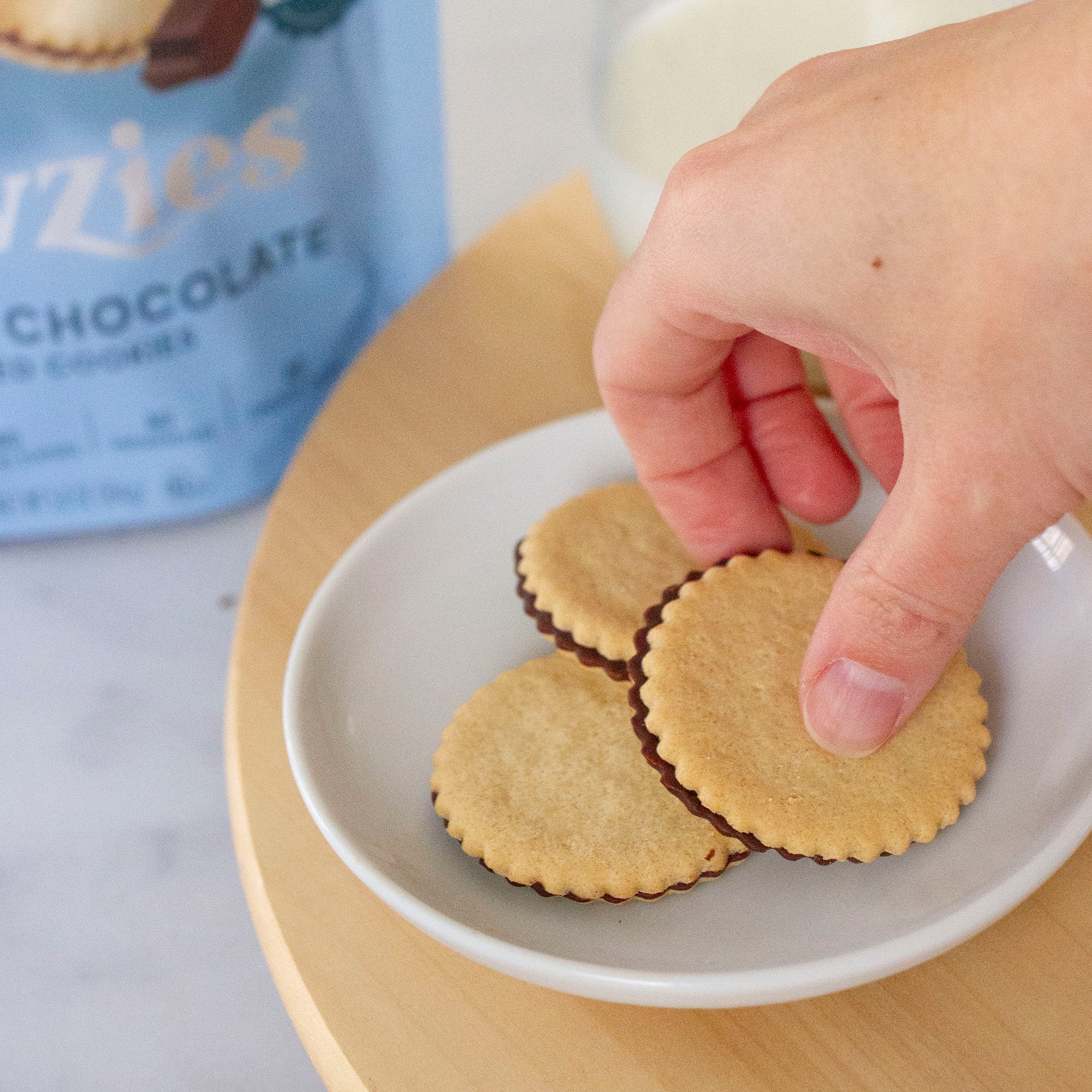 Mint Chocolate Dewzies Layered Cookies