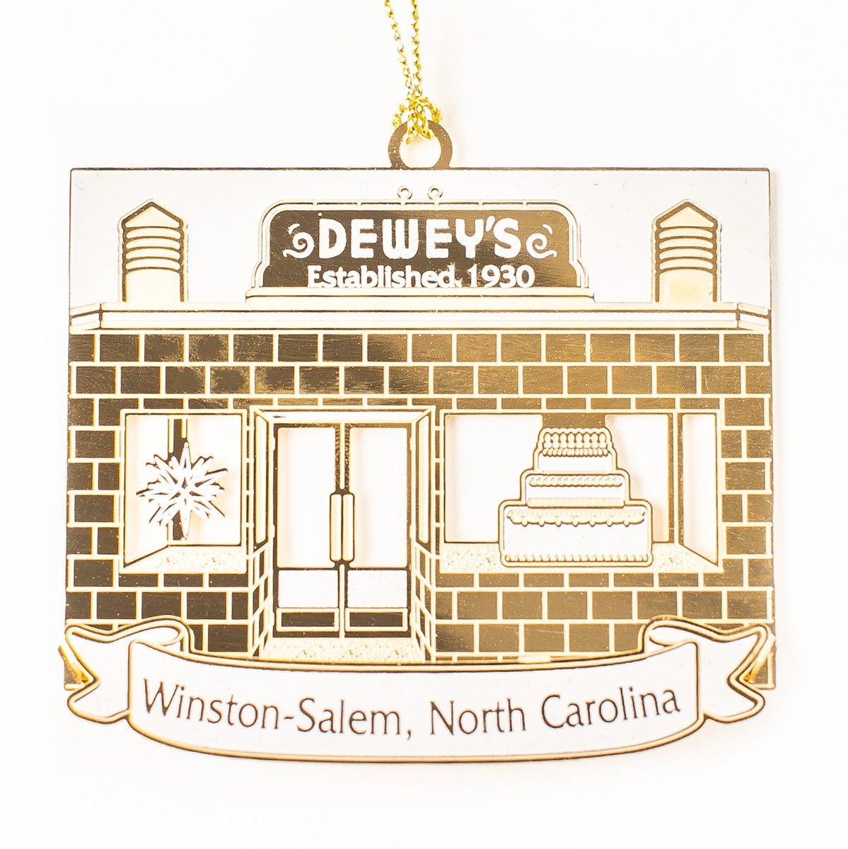 Dewey's Bakery 90th Anniversary Ornament