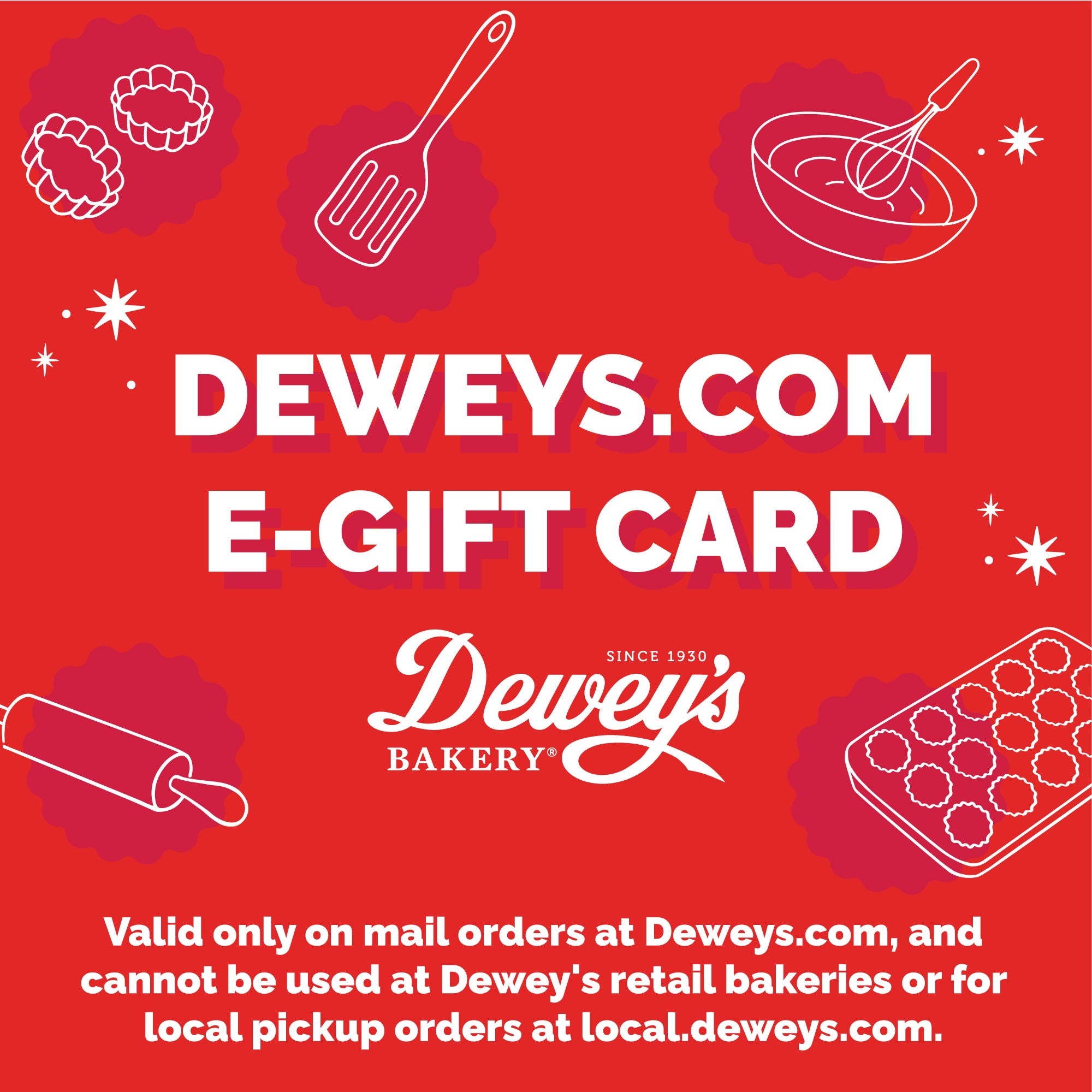 Deweys.com E-Gift Card