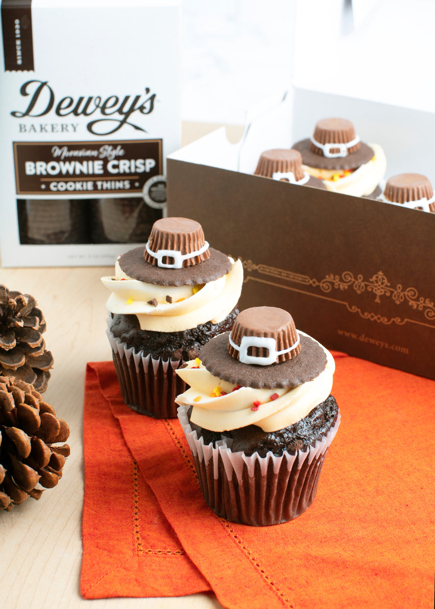 Pilgrim Hat Cupcakes – Dewey's Bakery