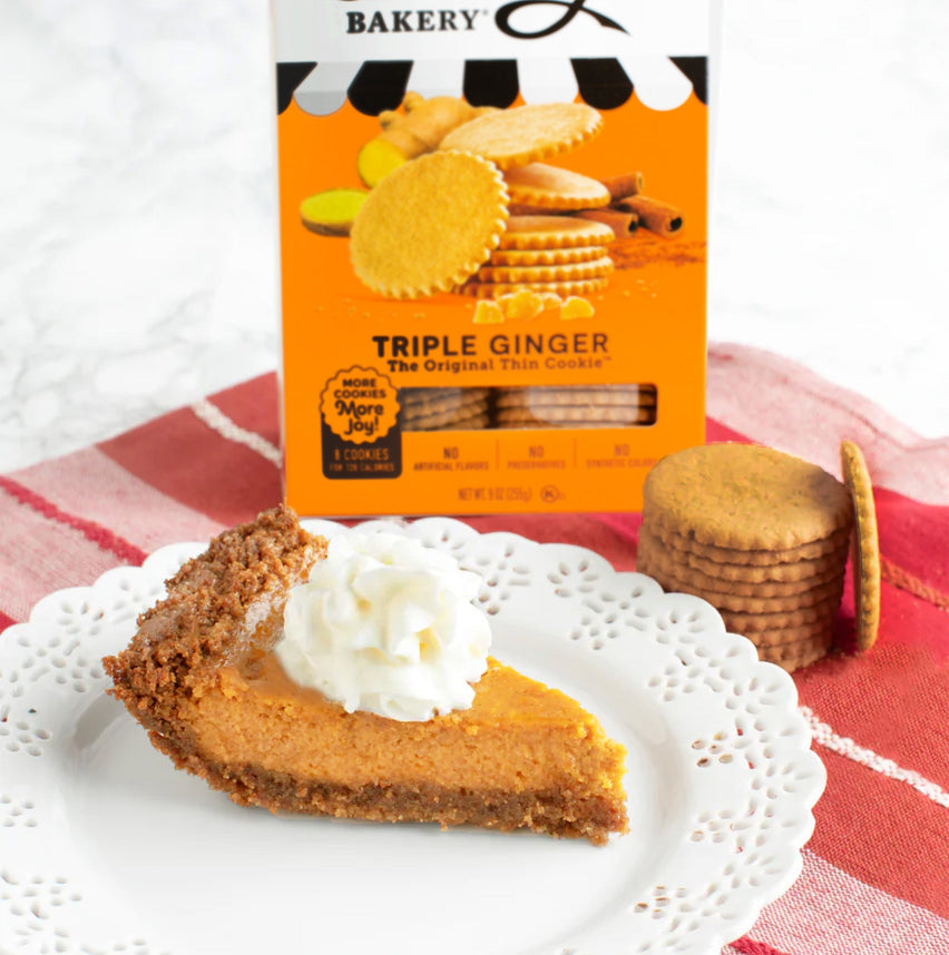 Triple Ginger Pumpkin Pie
