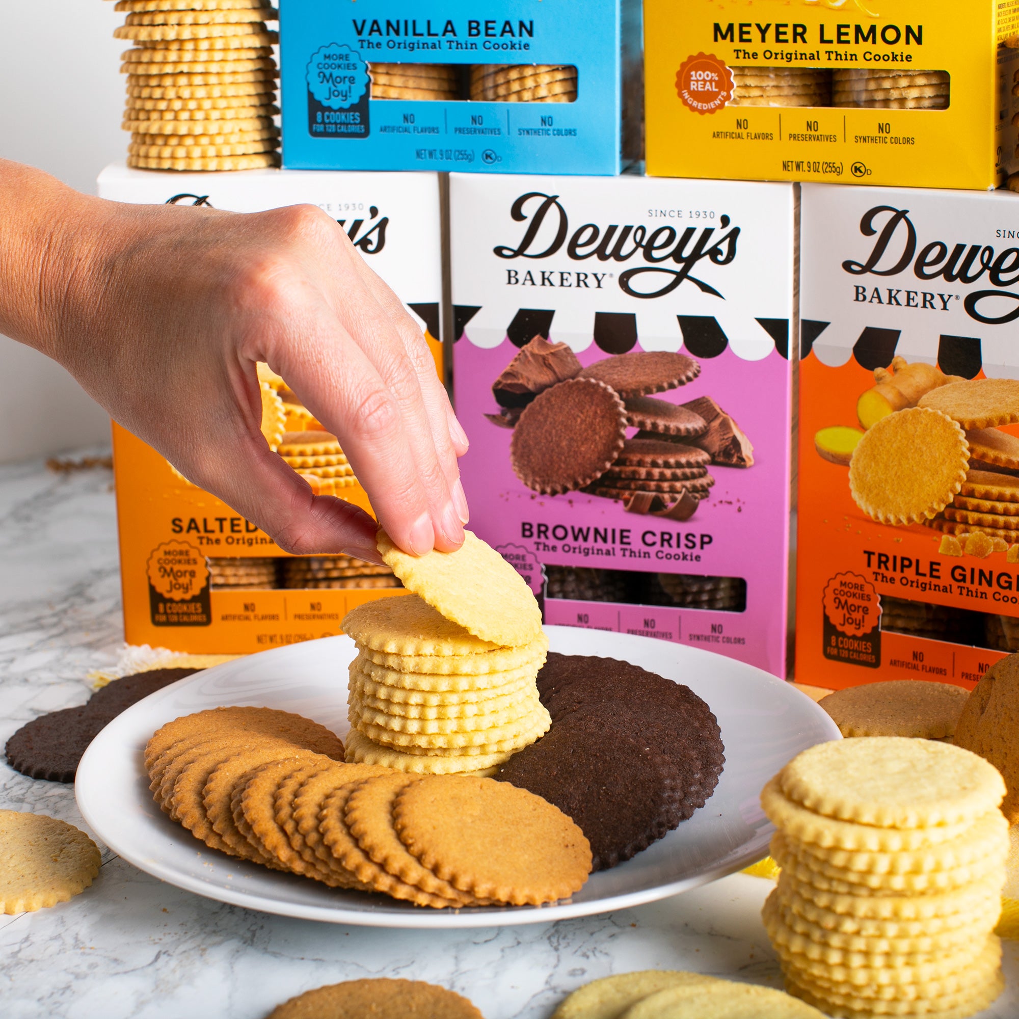 Dewey's Bakery Cookies, Brownie Crisp - 9 oz