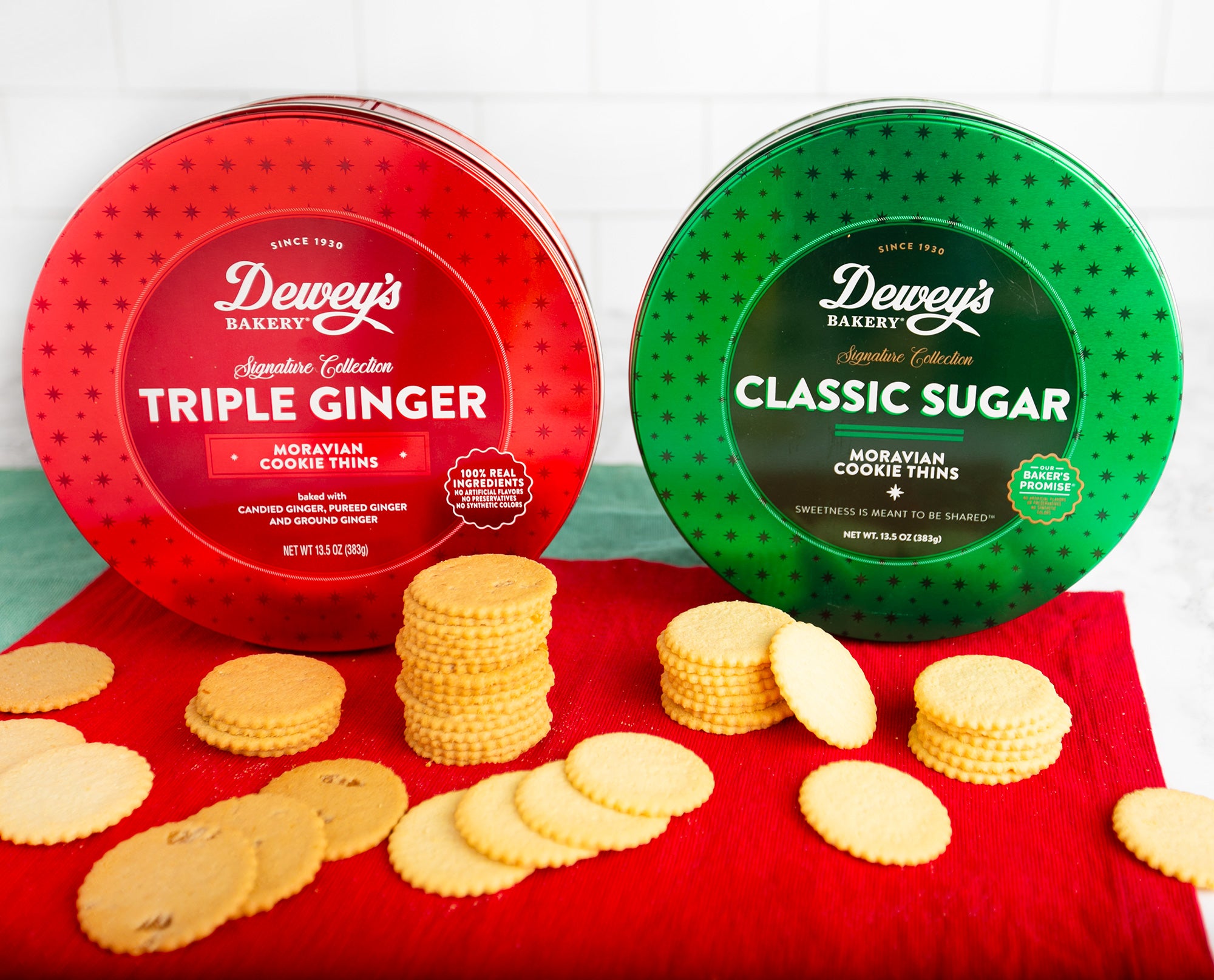 Triple Ginger Moravian Cookie Gift Tin