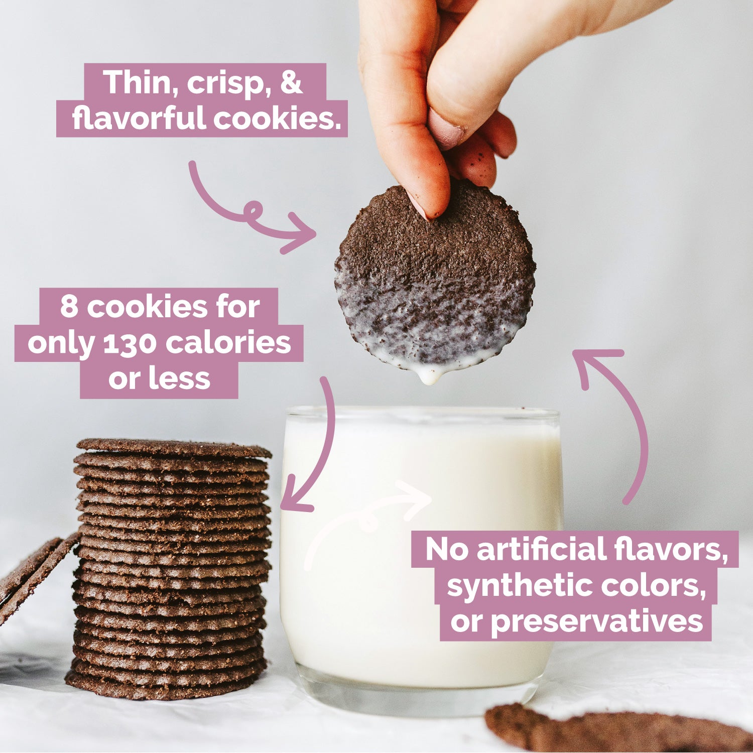 Brownie Crisp Cookies, 9oz