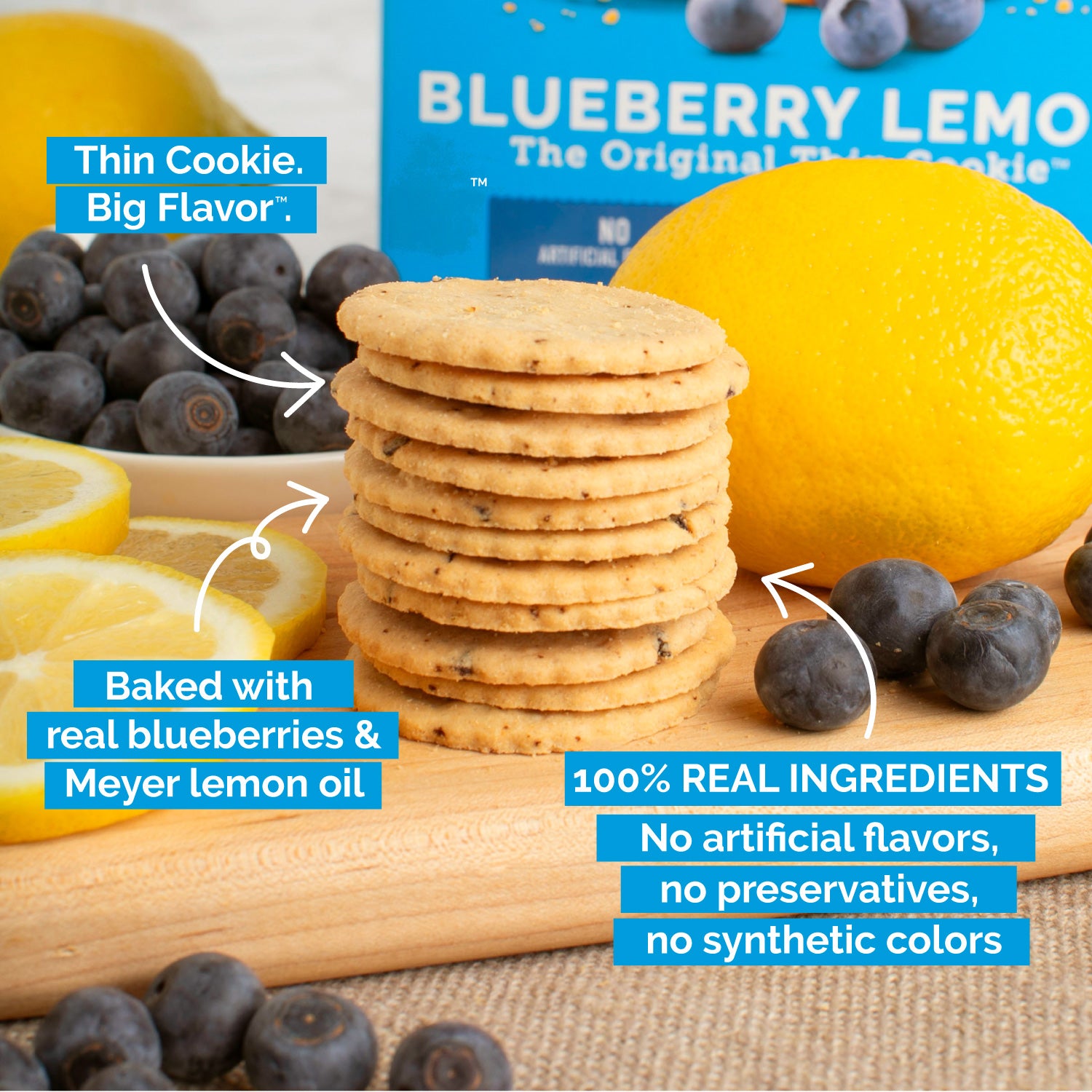 Blueberry Lemon Cookies, 28-oz Club Pack