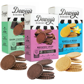 Brownie Crisp, Vanilla Bean and Dark Chocolate Mint Cookies 3-Pack