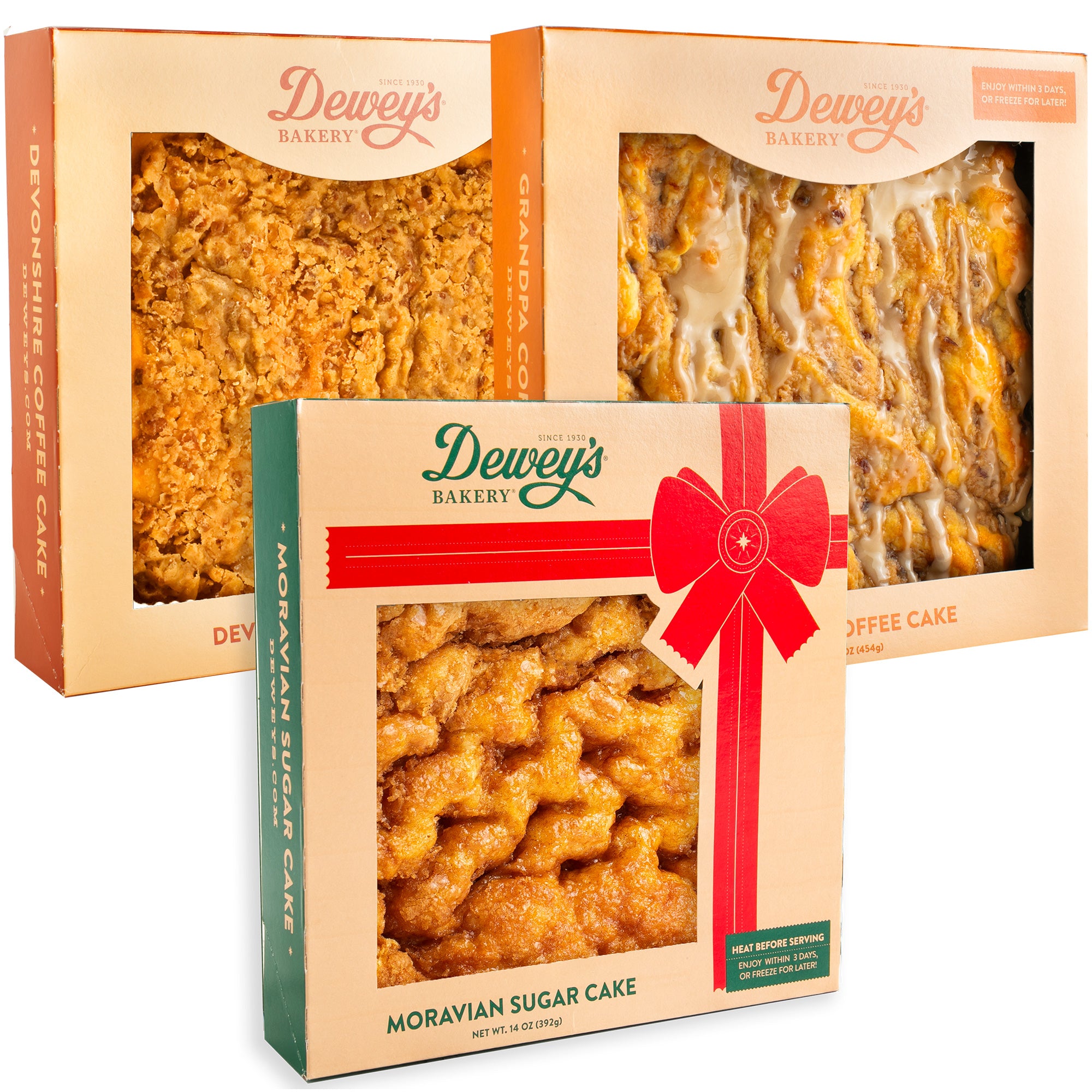 Moravian Coffee Cake 3-Pack