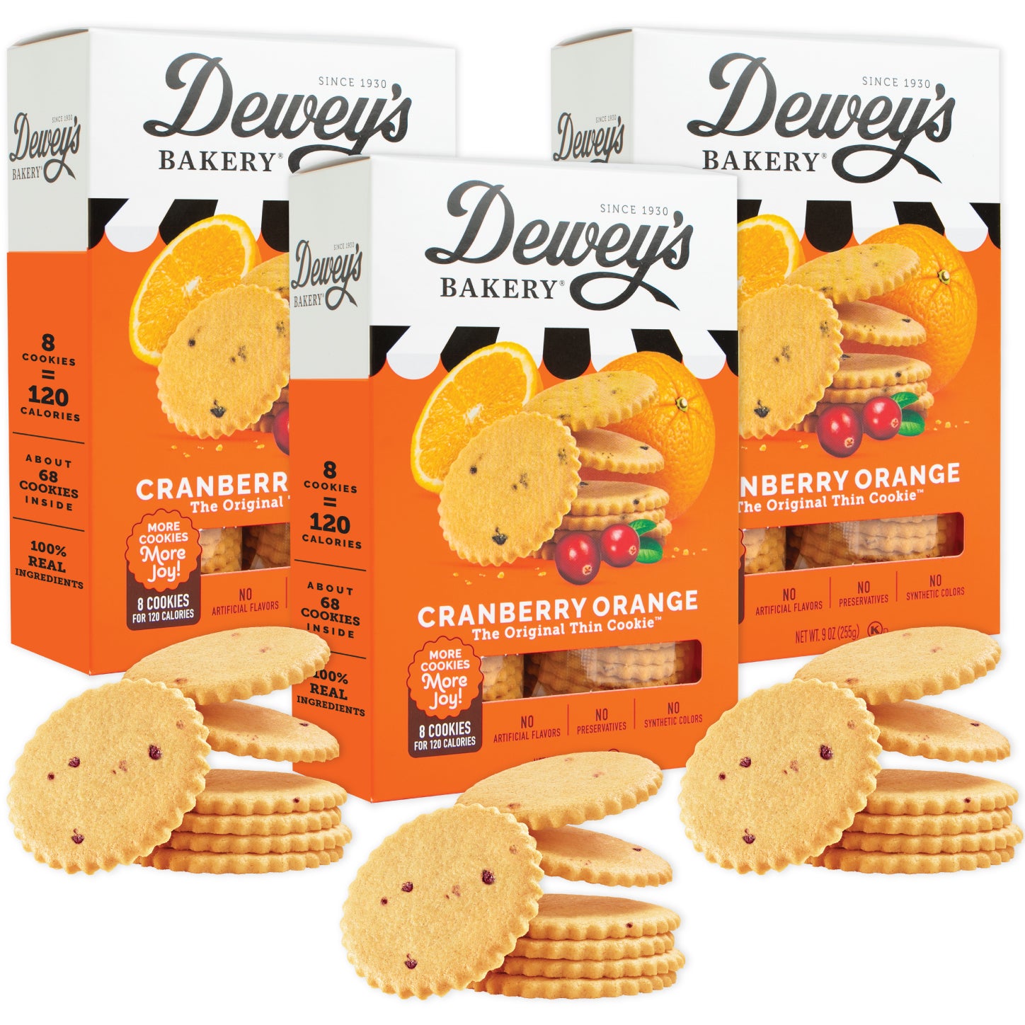 Cranberry Orange Cookies 3-Pack, 27 oz