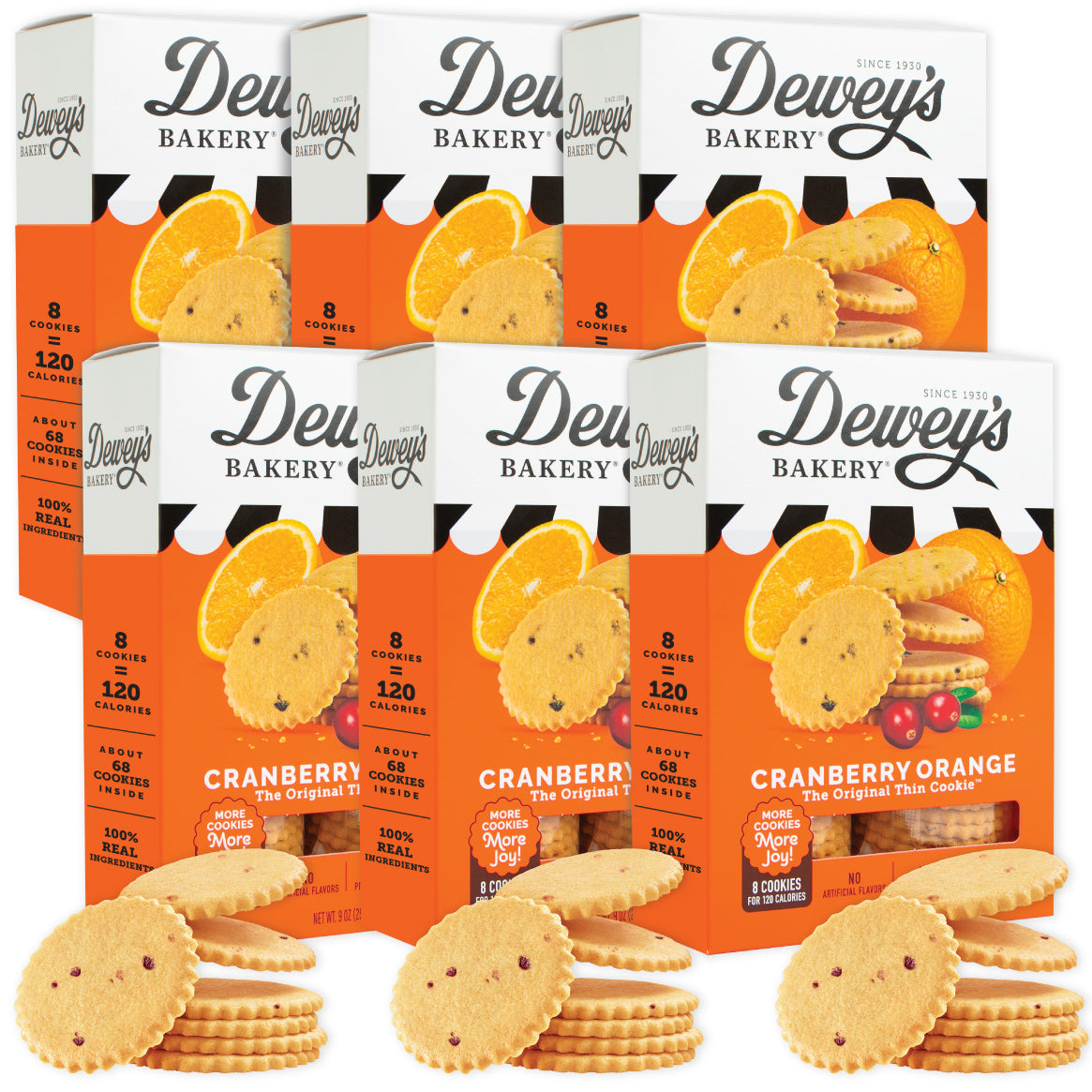 Cranberry Orange Cookies 2-Pack 6-Pack, 3.4 lbs (54oz)