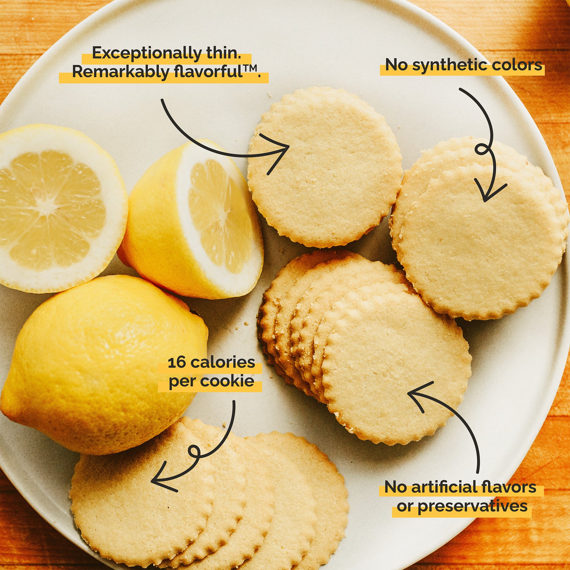 Meyer Lemon, Tripler Ginger and Brownie Crisp Cookies 3-pack