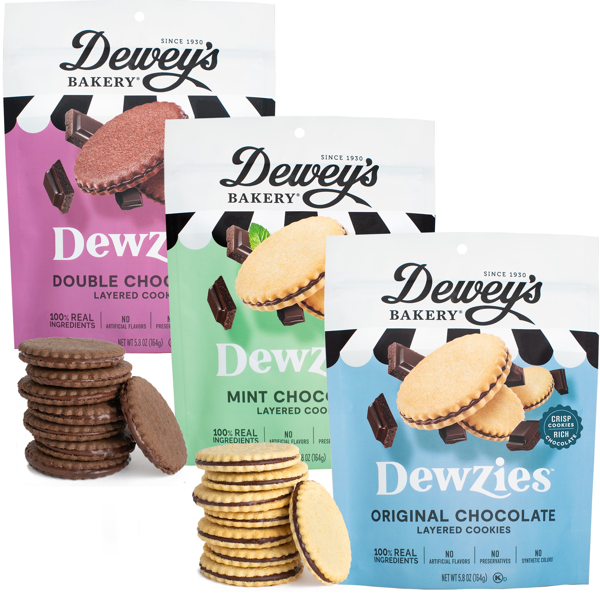 Dewzies Layered Cookies Variety 3-Pack