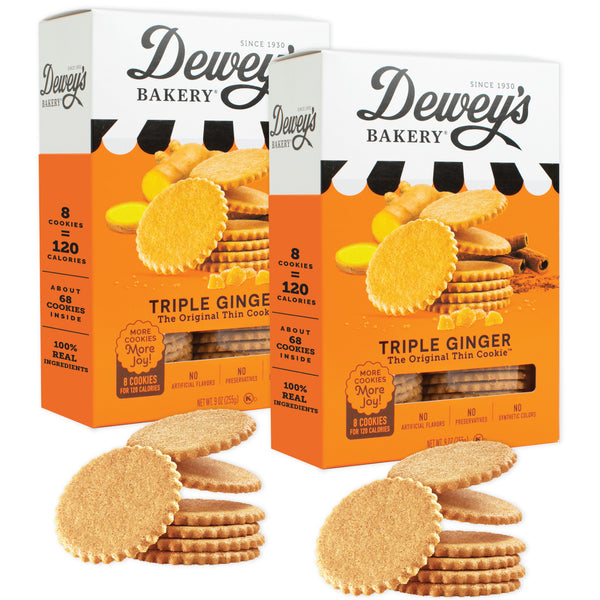 Triple Ginger Cookies 2-Pack, 18 oz – Dewey's Bakery