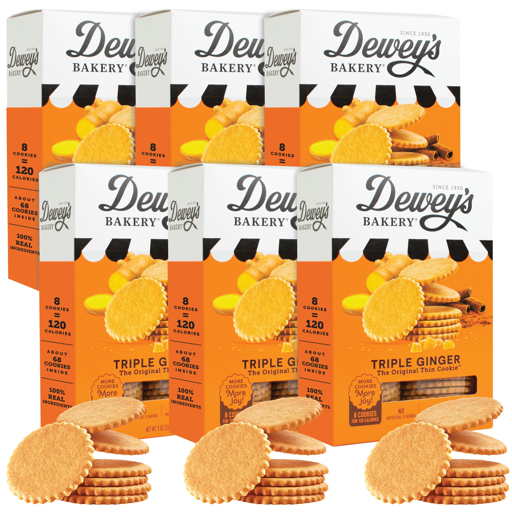 Triple Ginger Cookies 6-Pack, 3.4 lbs (54oz)
