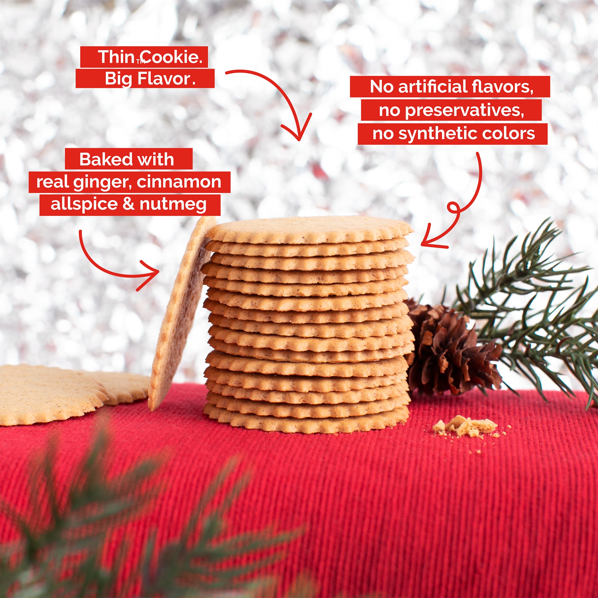 Hot Cocoa, Gingerbread, and Pumpkin Spice Cookie 3-Pack