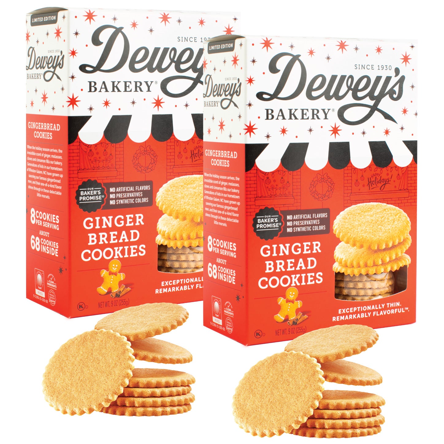 Gingerbread Cookies 2-Pack, 18oz