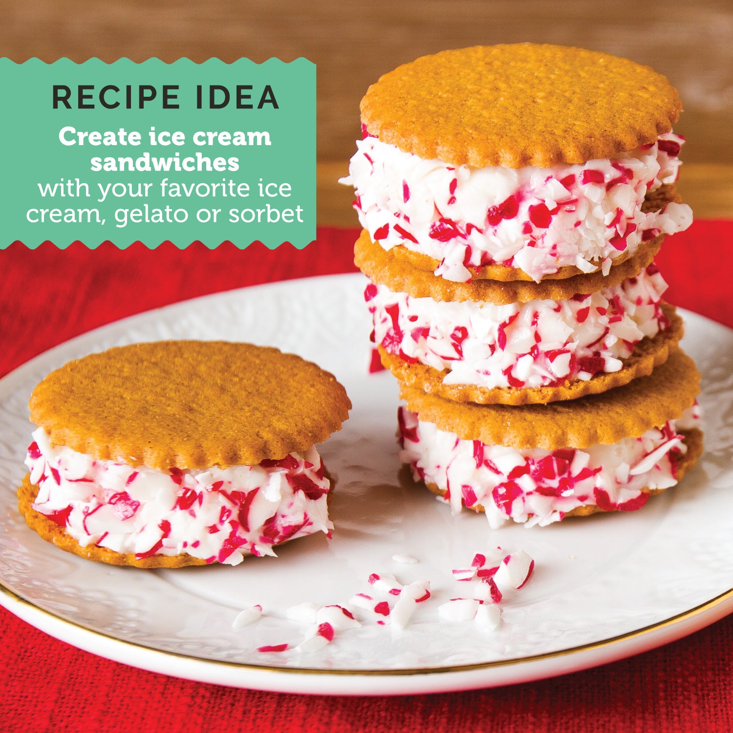 Triple Ginger Moravian Cookie Thins Tube