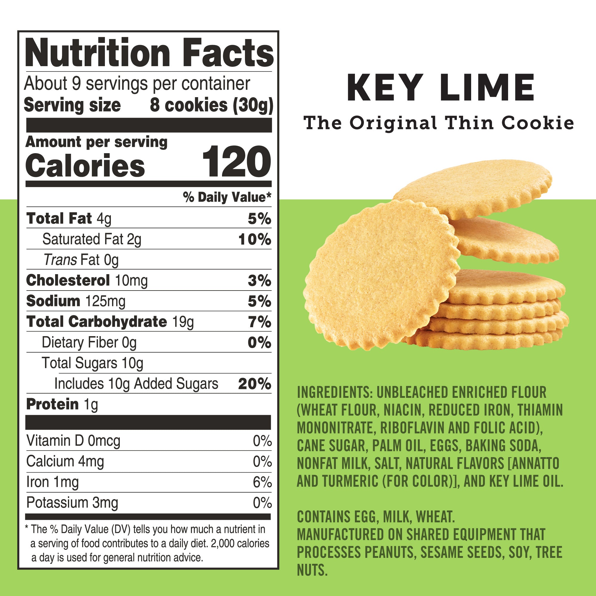 Key Lime Cookies 2-Pack, 18oz
