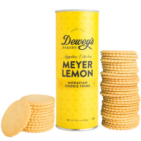 Meyer Lemon Moravian Cookie Thins Tube