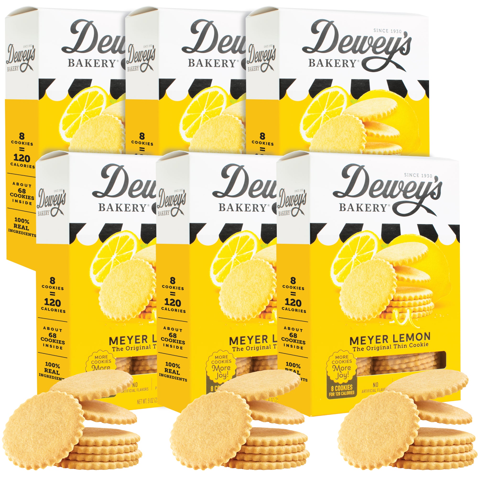 Meyer Lemon Cookies 6-Pack, 3.4 lbs (54oz)