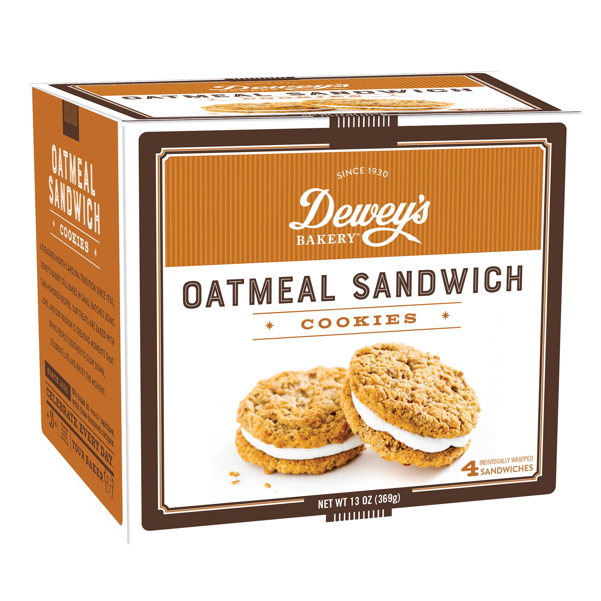 Oatmeal Sandwich Cookies, Pack of 4 (13oz)