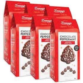 Chocolate Peppermint Moravian Cookies, Pack of 6
