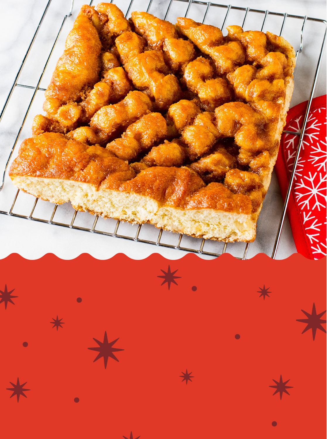 <p><strong>BUTTERY, DELICIOUS MORAVIAN SUGAR CAKE</strong></p>