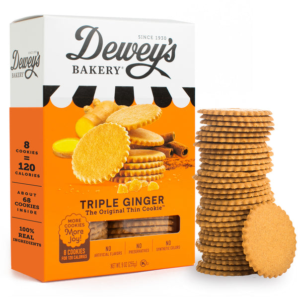 ★Tirr Lirr★ Delicious Ginger Cookie Silver Pink Piercing T Triple Ginger Cookies, 9oz – Dewey's Bakery