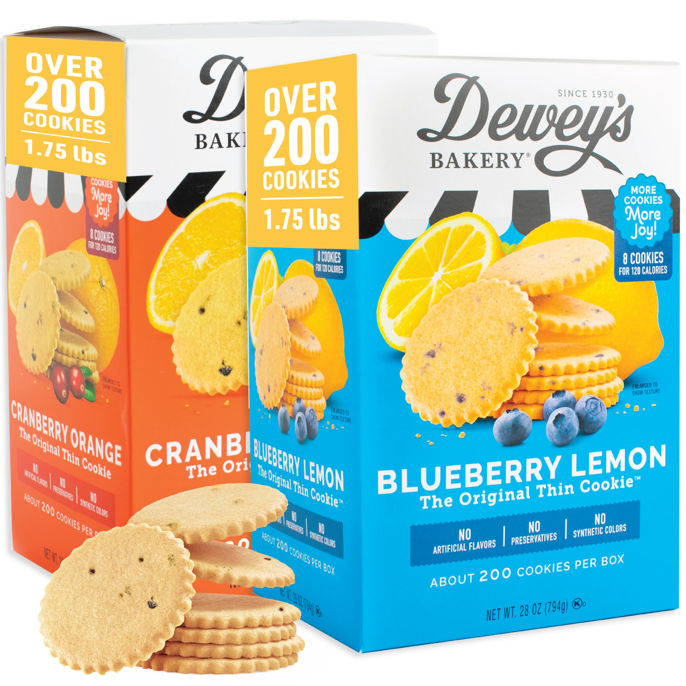 Blueberry Lemon and Cranberry Orange Cookie 2-Pack, 3.5 lbs