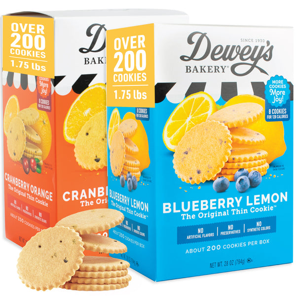 Blueberry Lemon and Cranberry Orange Cookie 2-Pack, 3.5 lbs