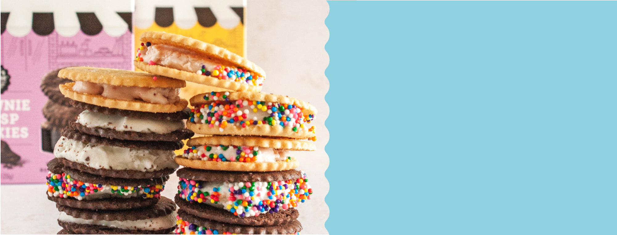 <p>25% off cookie 6-packs for National Ice Cream Day!</p>