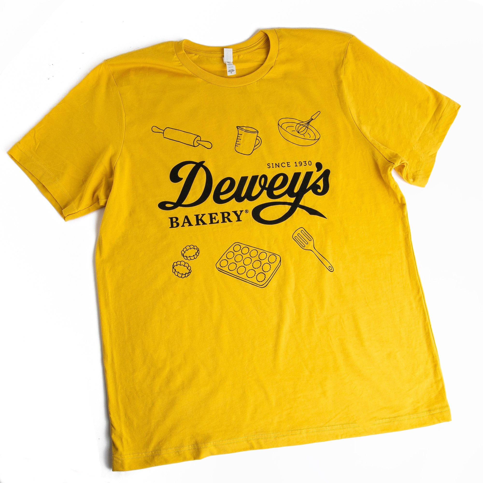 Yellow Dewey's Bakery T-Shirt