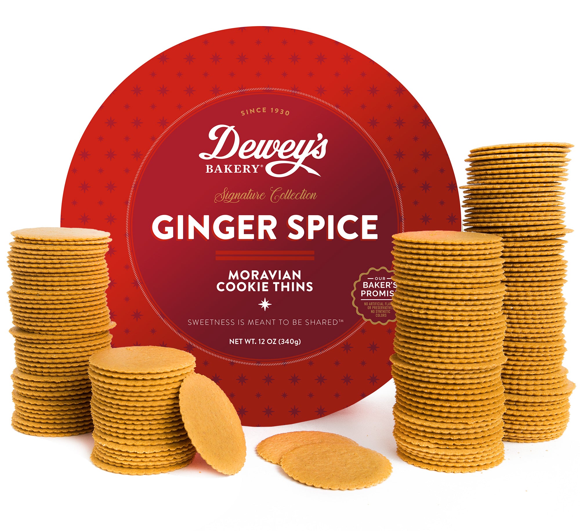 Ginger Spice Moravian Cookie Gift Tin