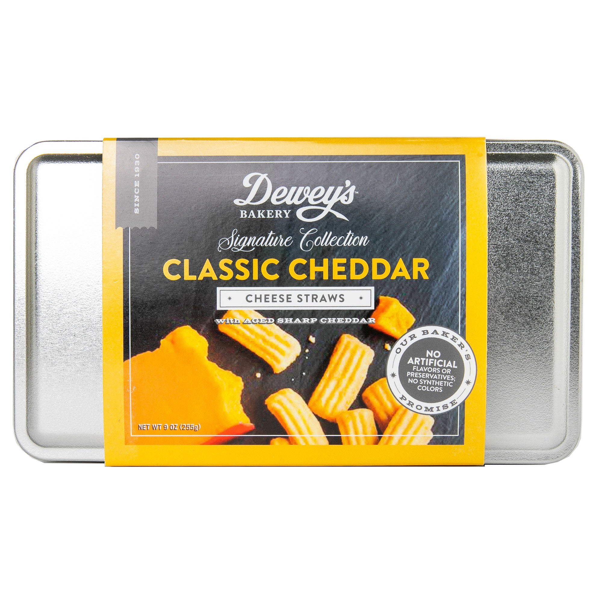 Cheddar Cheese Straw Gift Tin