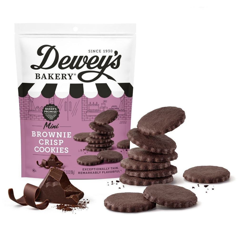 Mini Brownie Crisp Cookies Dewey's Bakery