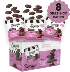 Brownie Crisp Mini Cookies, 8 Grab-and-Go Pouches