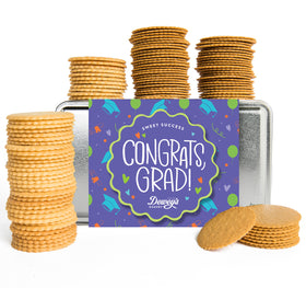 Graduation Sugar & Ginger Spice Moravian Cookie Gift Tin