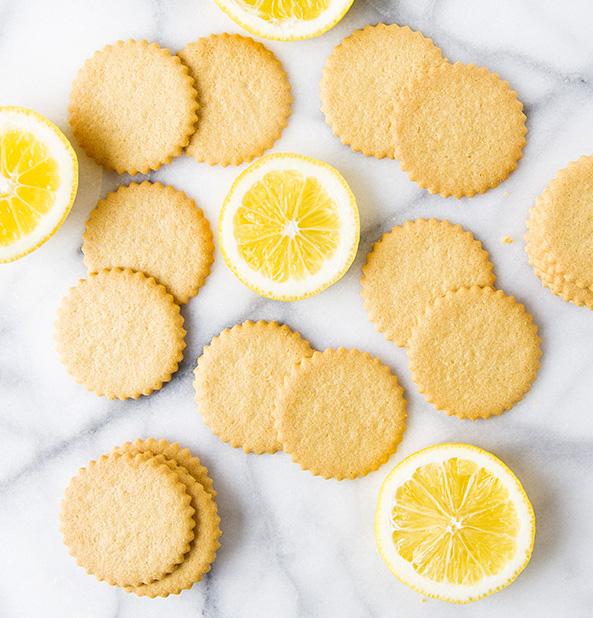 Meyer Lemon Moravian Cookie Thins Tube