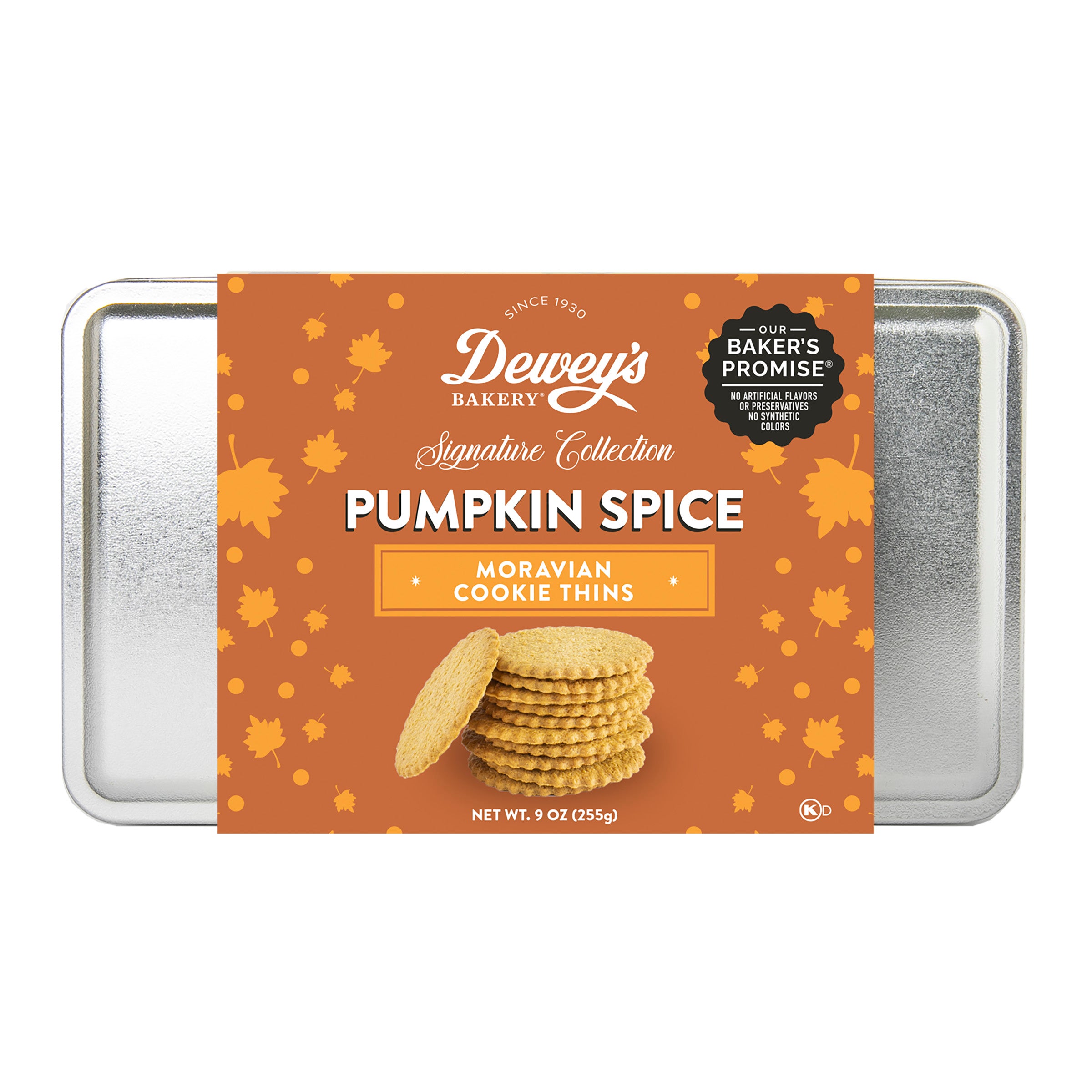 Pumpkin Spice Moravian Cookie Gift Tin